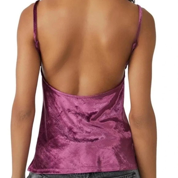 Free People All night velvet tunic in fig jam size small NWT - Picture 3 of 8